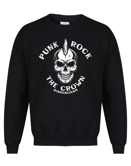 The Crown - punk rock - unisex fit sweatshirt - various colours - Dirty Stop Outs