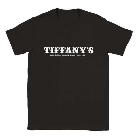 Tiffanys - Liverpool - unisex fit T-shirt - various colours - Dirty Stop Outs