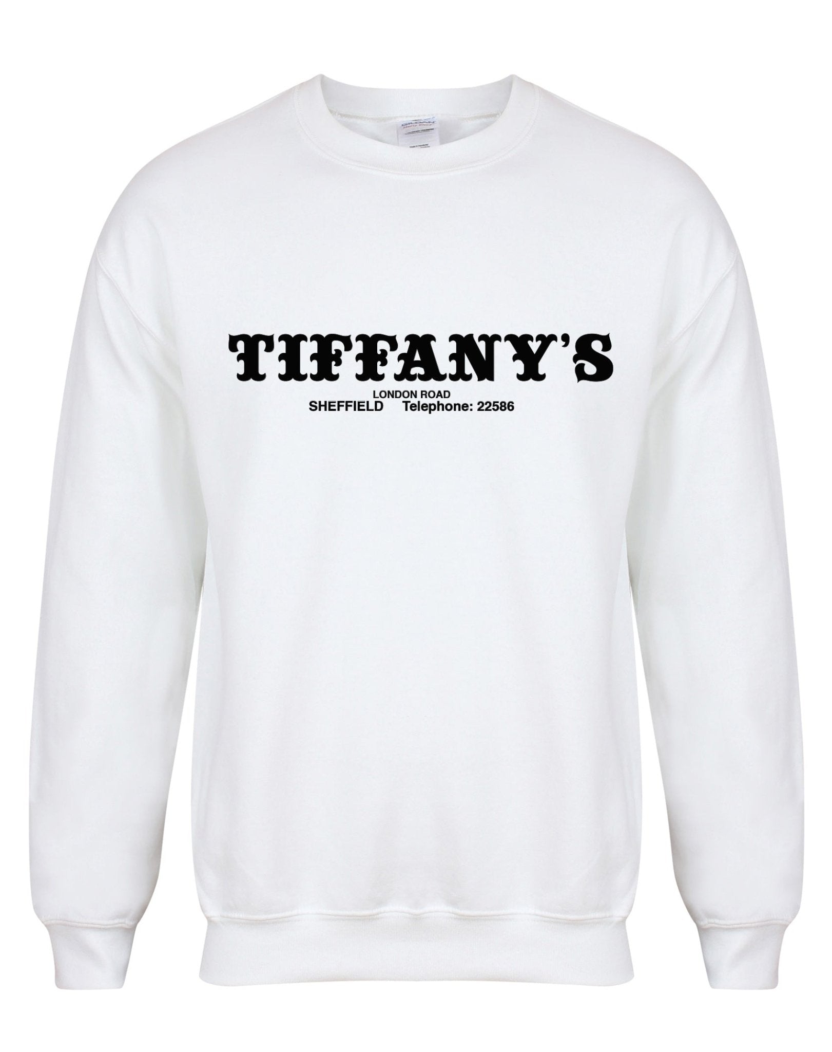 Tiffany's Sheffield unisex fit sweatshirt - various colours - Dirty Stop Outs