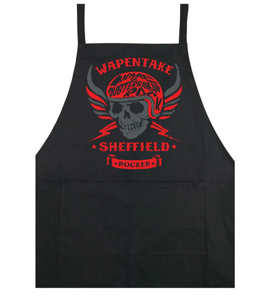 Wapentake biker skull cooking apron - Dirty Stop Outs
