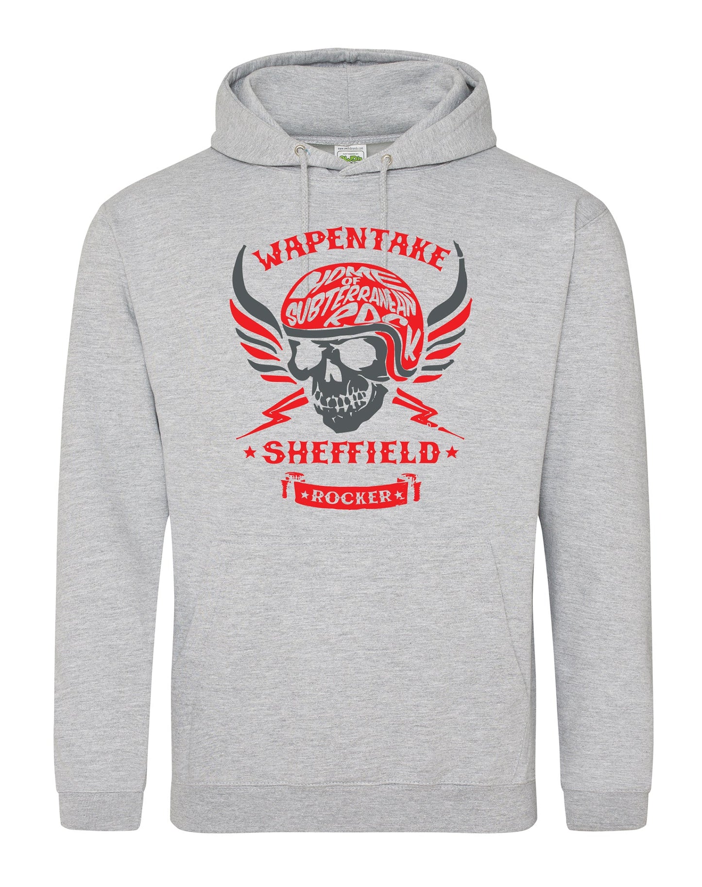 Wapentake biker skull unisex fit hoodie - various colours - Dirty Stop Outs