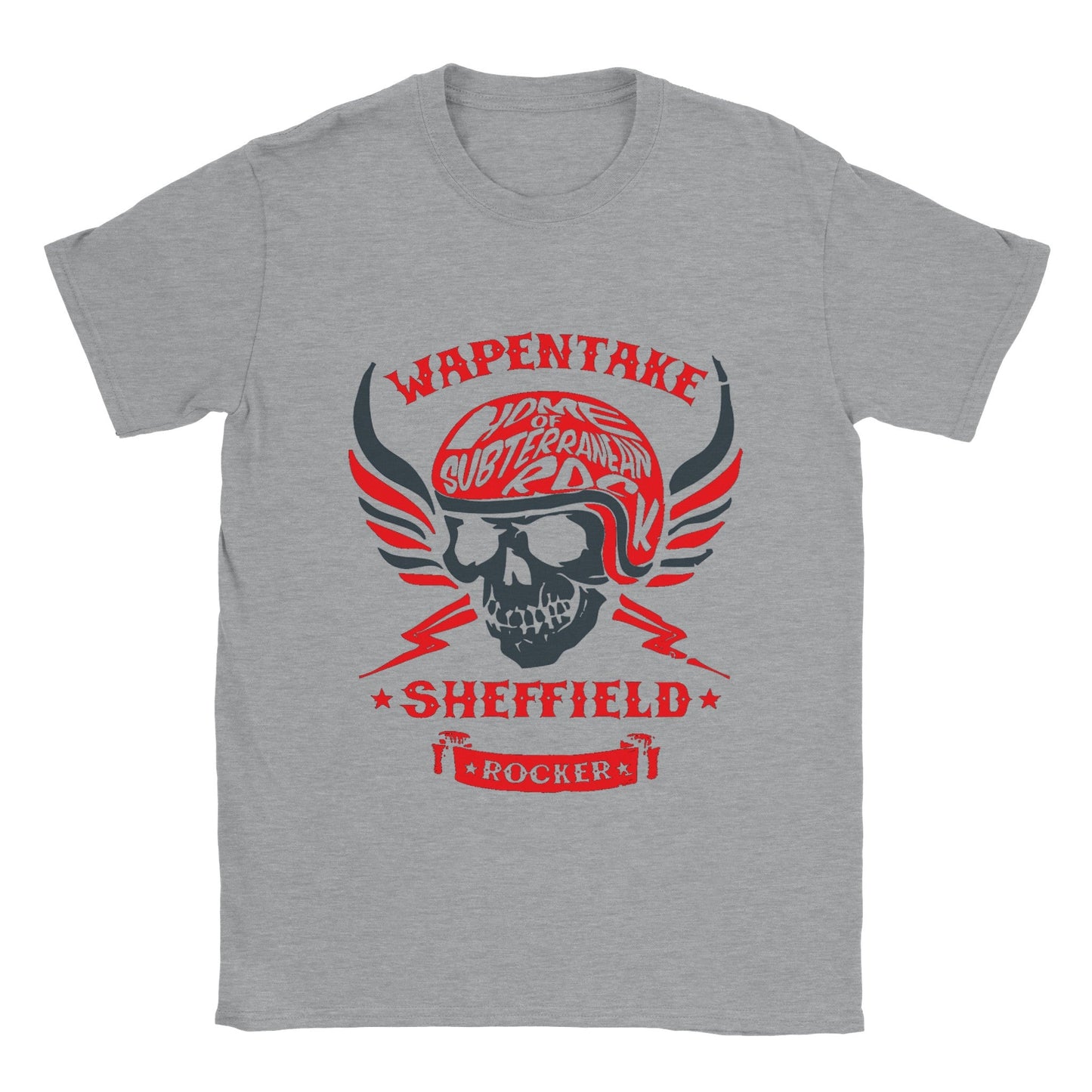 Wapentake biker skull unisex fit T-shirt - various colours - Dirty Stop Outs