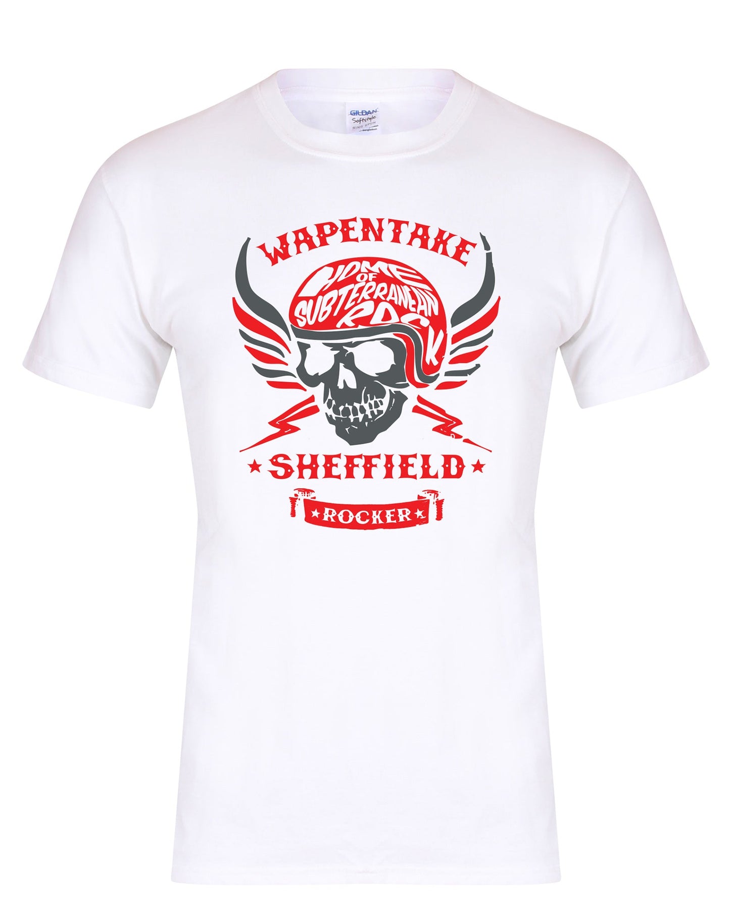 Wapentake biker skull unisex fit T-shirt - various colours - Dirty Stop Outs