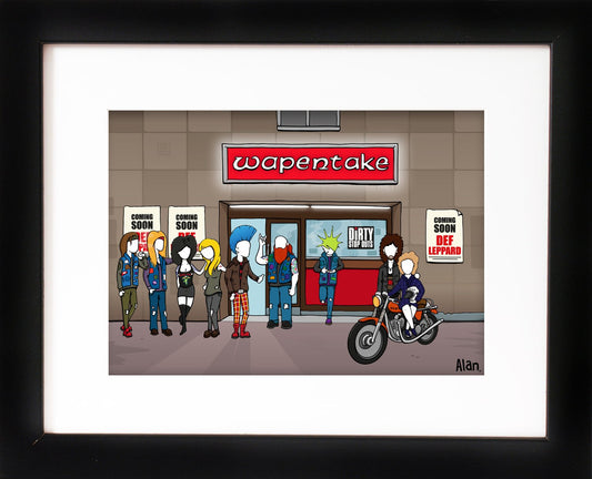 Wapentake - limited edition signed Alan Pennington art print - framed - Dirty Stop Outs