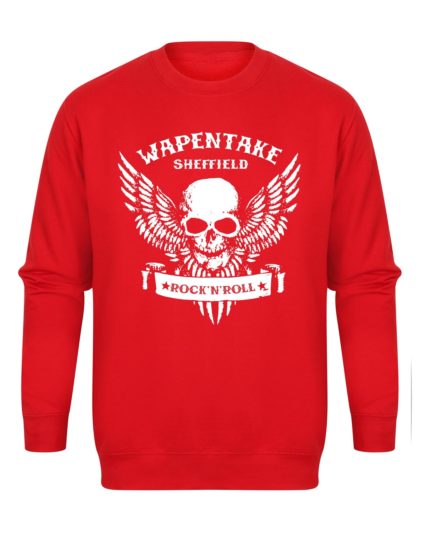 Wapentake skull/wings unisex fit sweatshirt - various colours - Dirty Stop Outs