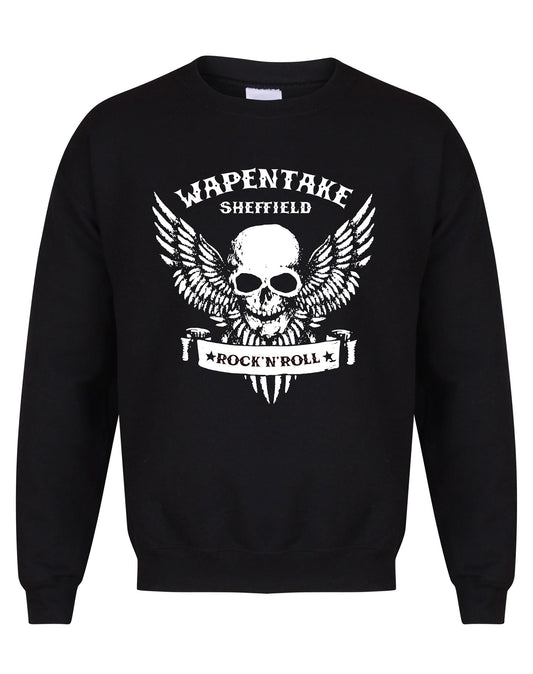 Wapentake skull/wings unisex fit sweatshirt - various colours - Dirty Stop Outs