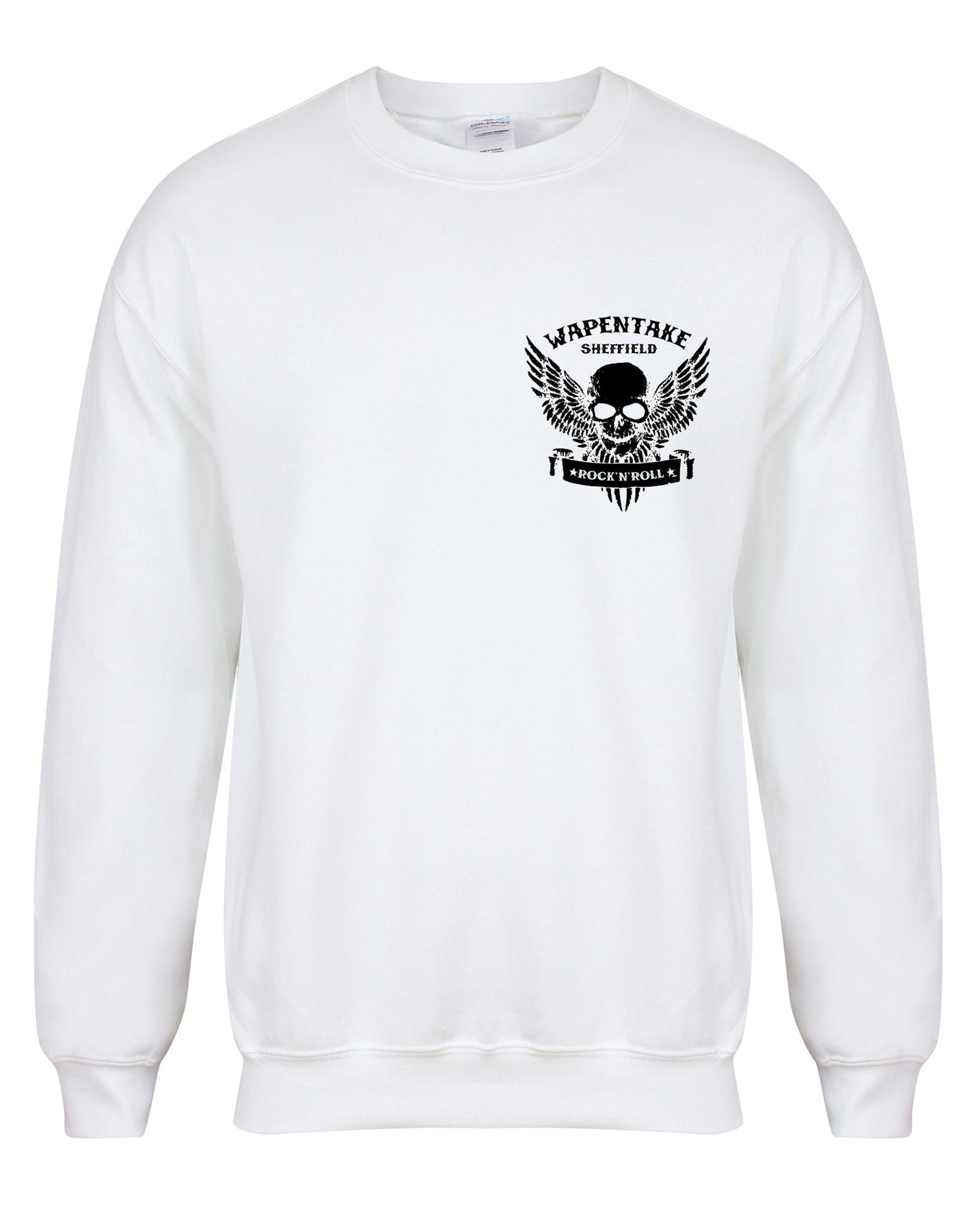 Wapentake small skull/wings unisex fit sweatshirt - various colours - Dirty Stop Outs