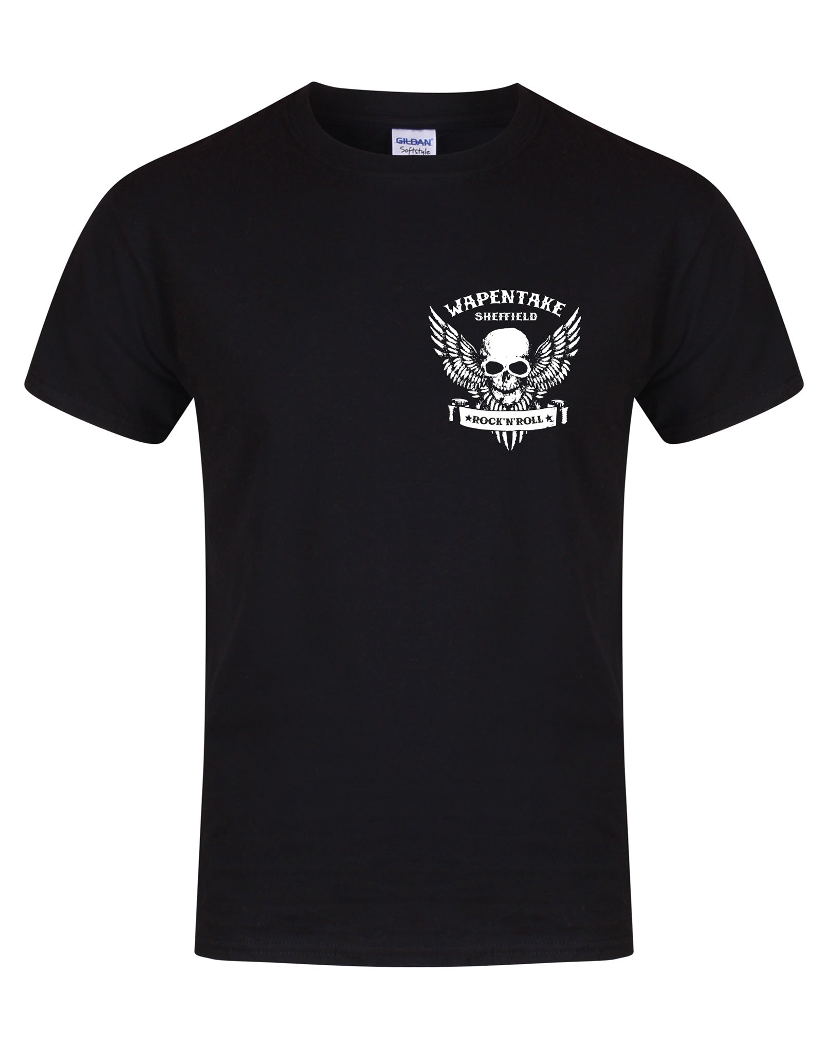 Wapentake small skull/wings unisex fit T-shirt - various colours - Dirty Stop Outs