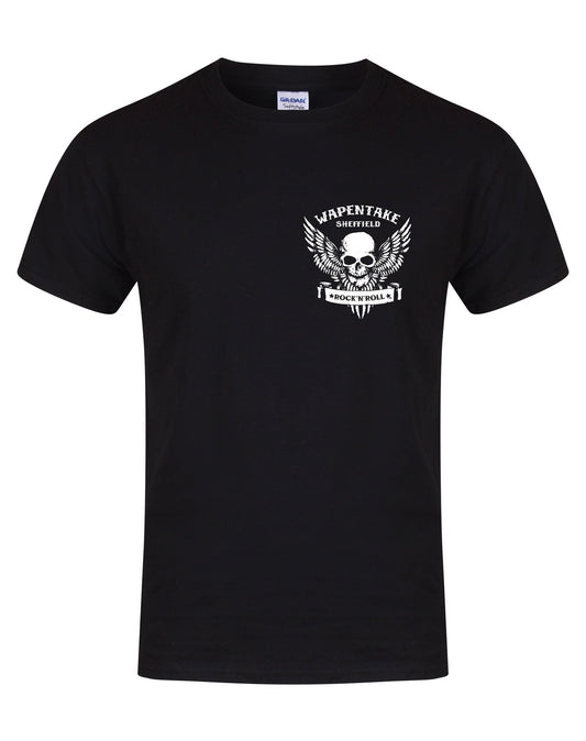 Wapentake small skull/wings unisex fit T-shirt - various colours - Dirty Stop Outs