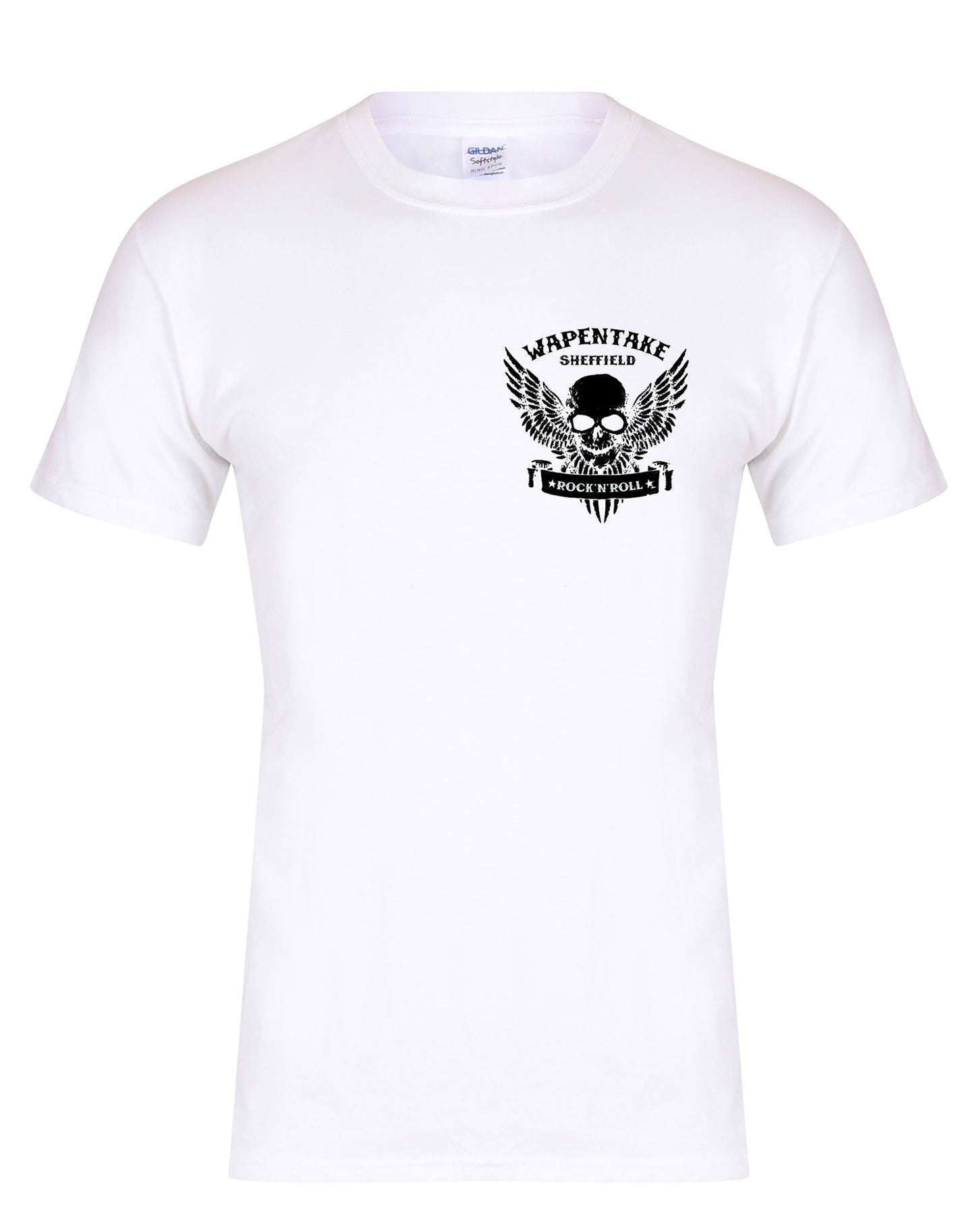 Wapentake small skull/wings unisex fit T-shirt - various colours - Dirty Stop Outs