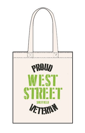 West Street Veteran canvas tote bag - Dirty Stop Outs