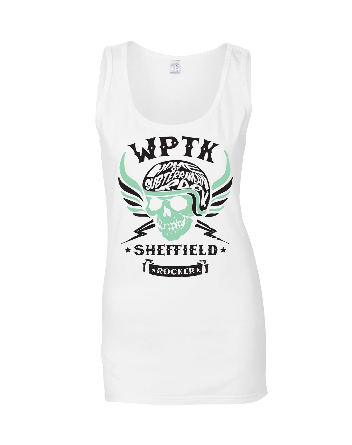 WPTK (Wapentake) biker skull ladies fit vest - various colours - Dirty Stop Outs