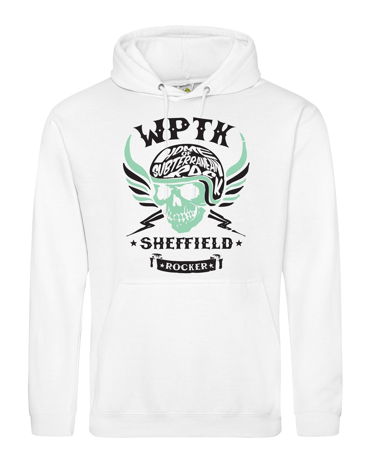 WPTK (Wapentake) biker skull unisex fit hoodie - various colours - Dirty Stop Outs