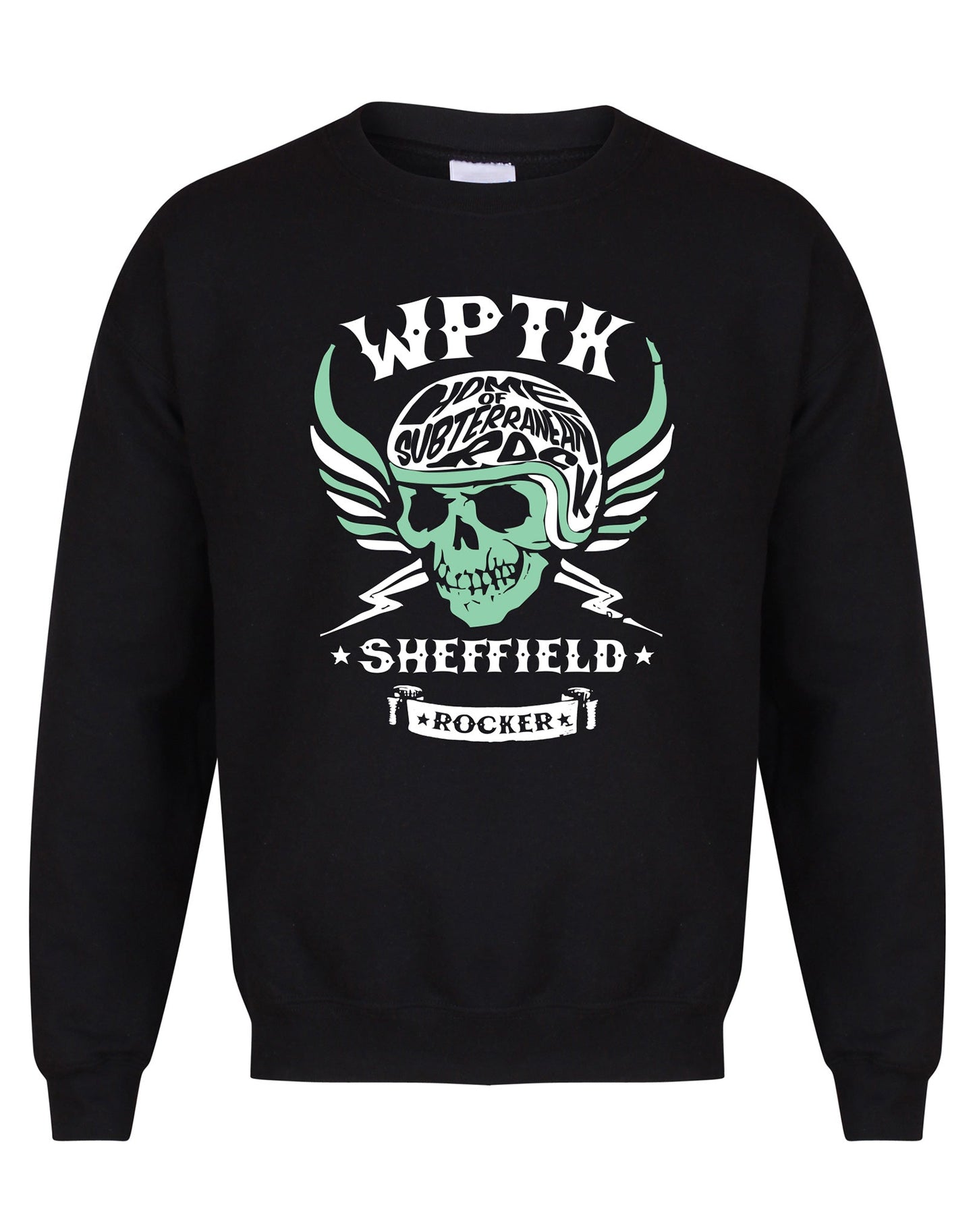 WPTK (Wapentake) biker skull unisex fit sweatshirt - various colours - Dirty Stop Outs