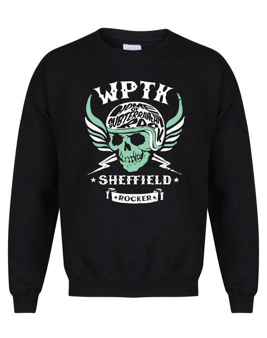 WPTK (Wapentake) biker skull unisex fit sweatshirt - various colours - Dirty Stop Outs