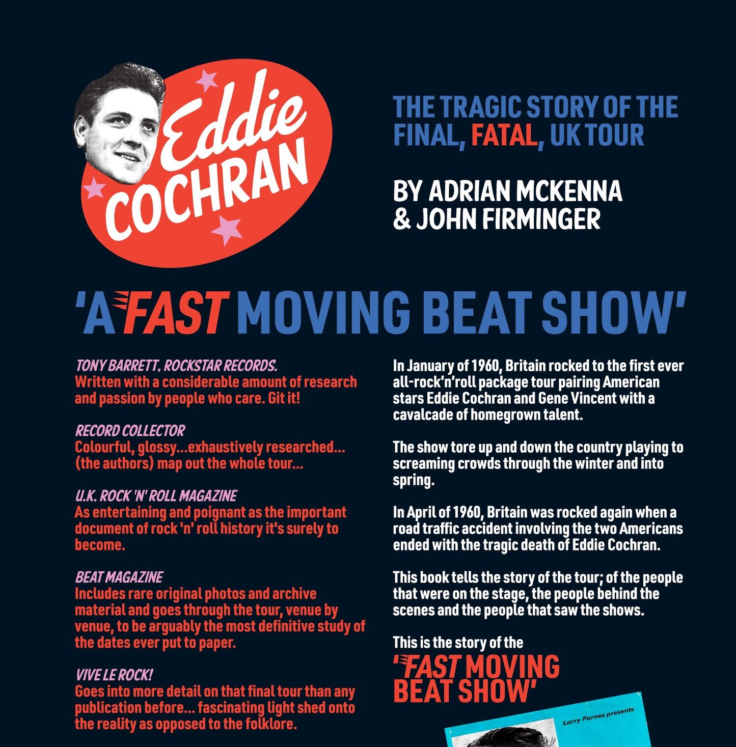 Eddie Cochran: A Fast Moving Beat Show - The Tragic Story of the Final, Fatal, UK Tour - Collector's edition