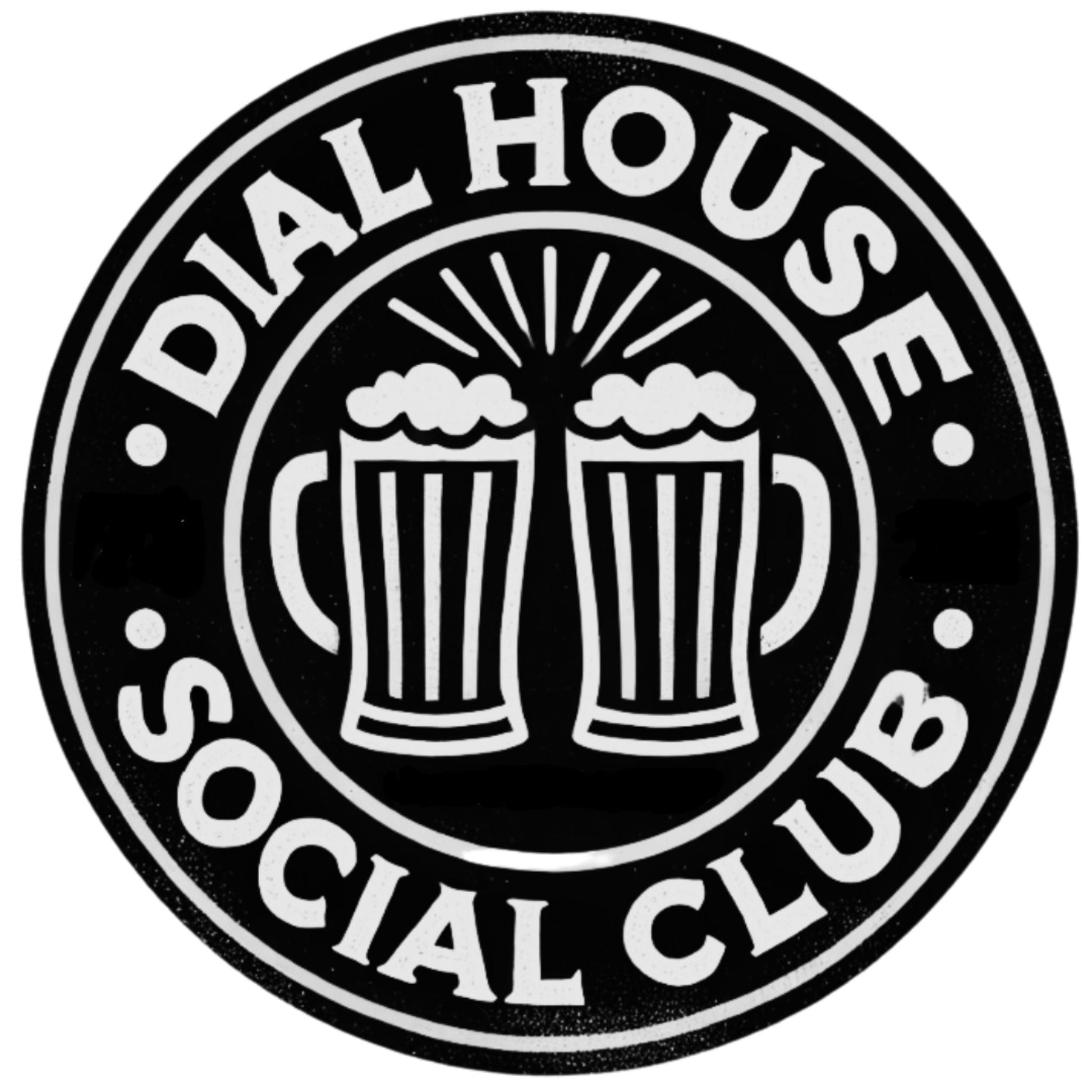 Dial House Working Mens Club - unisex fit T - shirt - black - Dirty Stop Outs