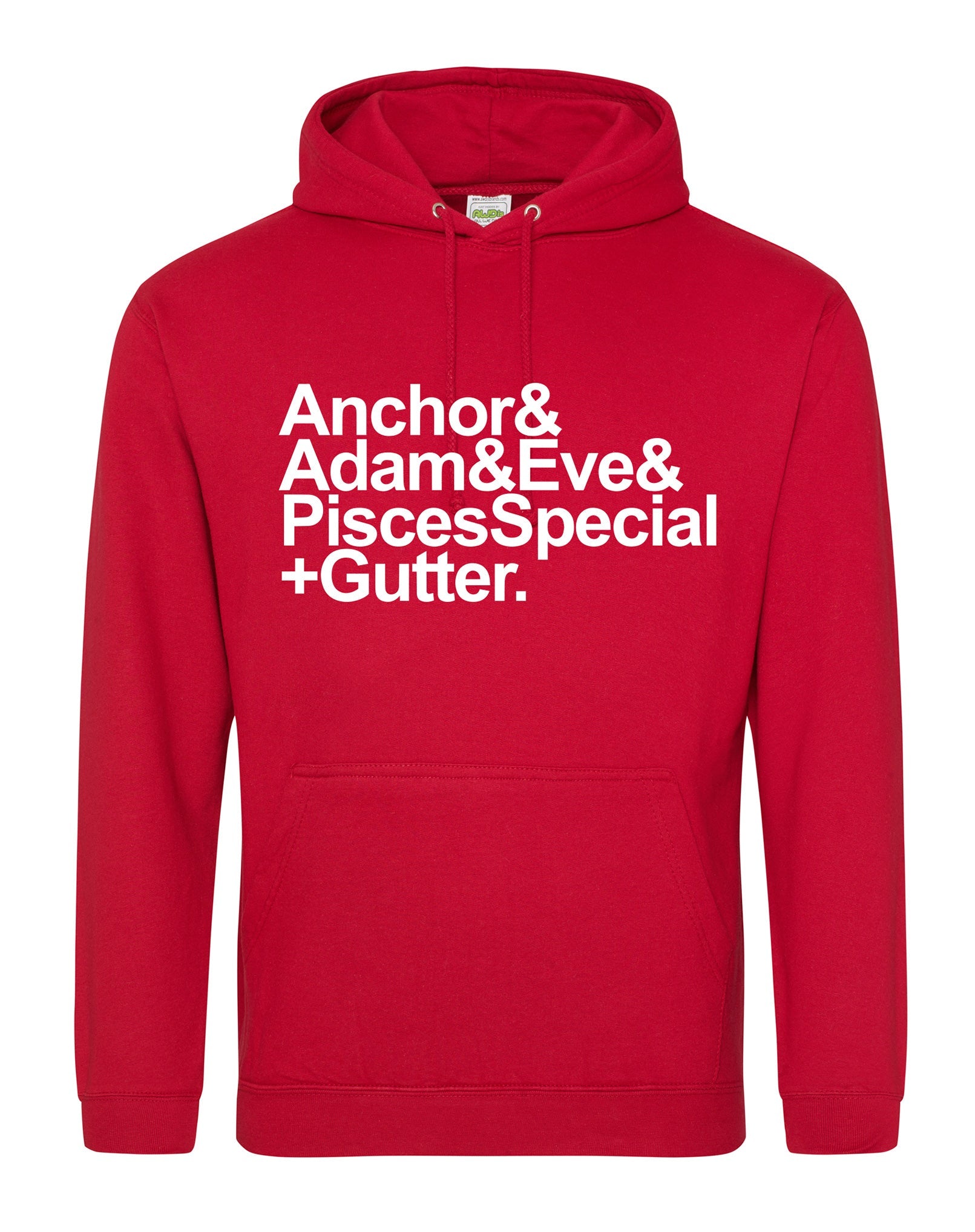 Anchor to Adam & Eve unisex fit hoodie - various colours - Dirty Stop Outs