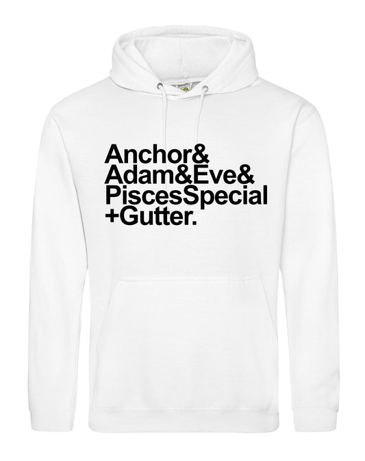 Anchor to Adam & Eve unisex fit hoodie - various colours - Dirty Stop Outs