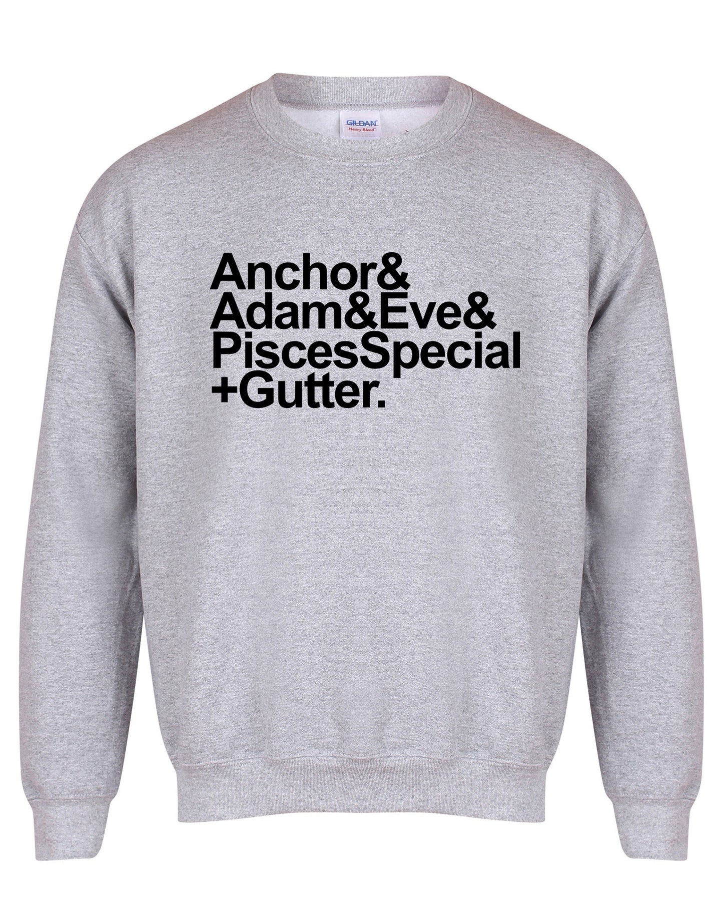 Anchor to Adam & Eve unisex sweatshirt - various colours - Dirty Stop Outs