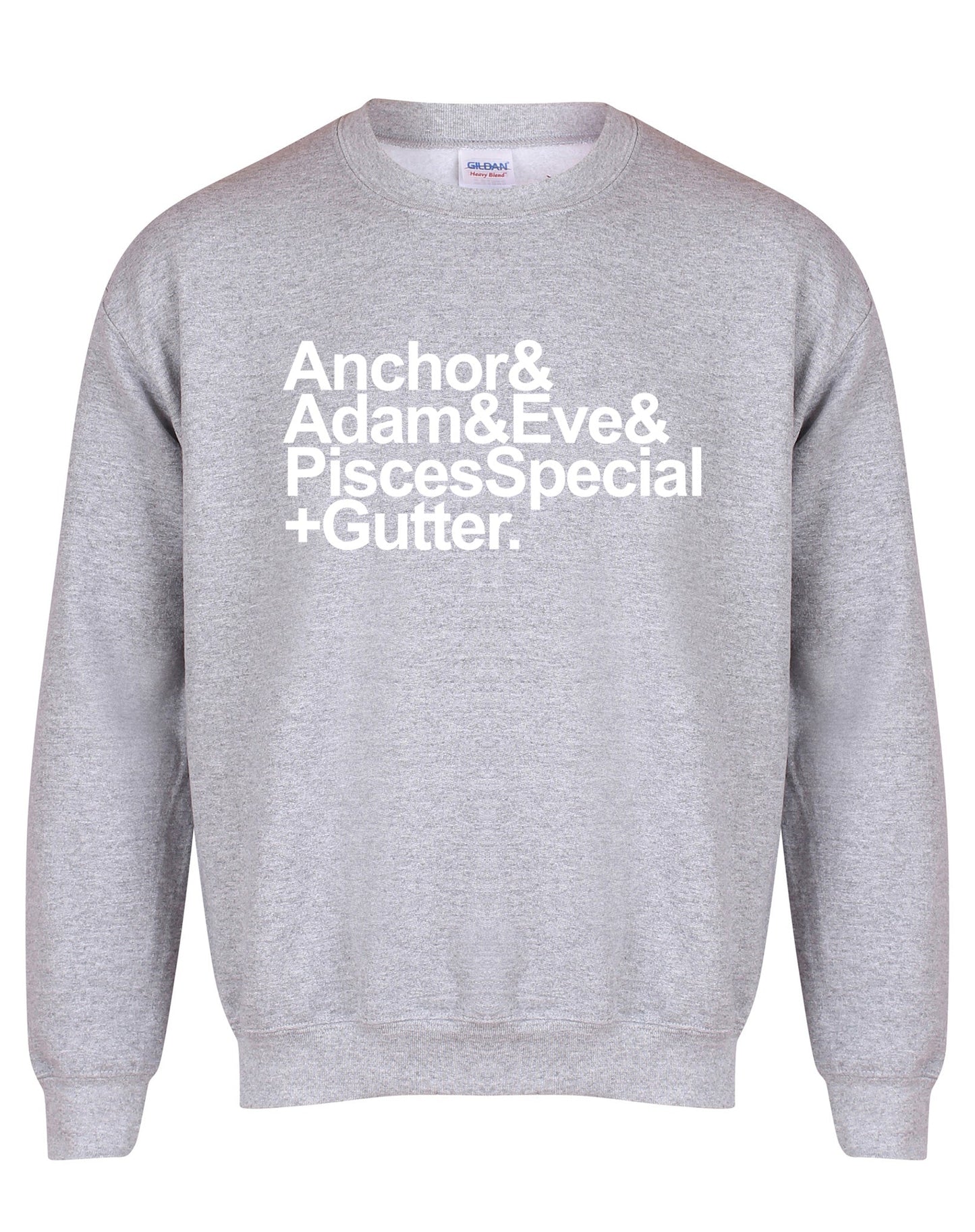 Anchor to Adam & Eve unisex sweatshirt - various colours - Dirty Stop Outs