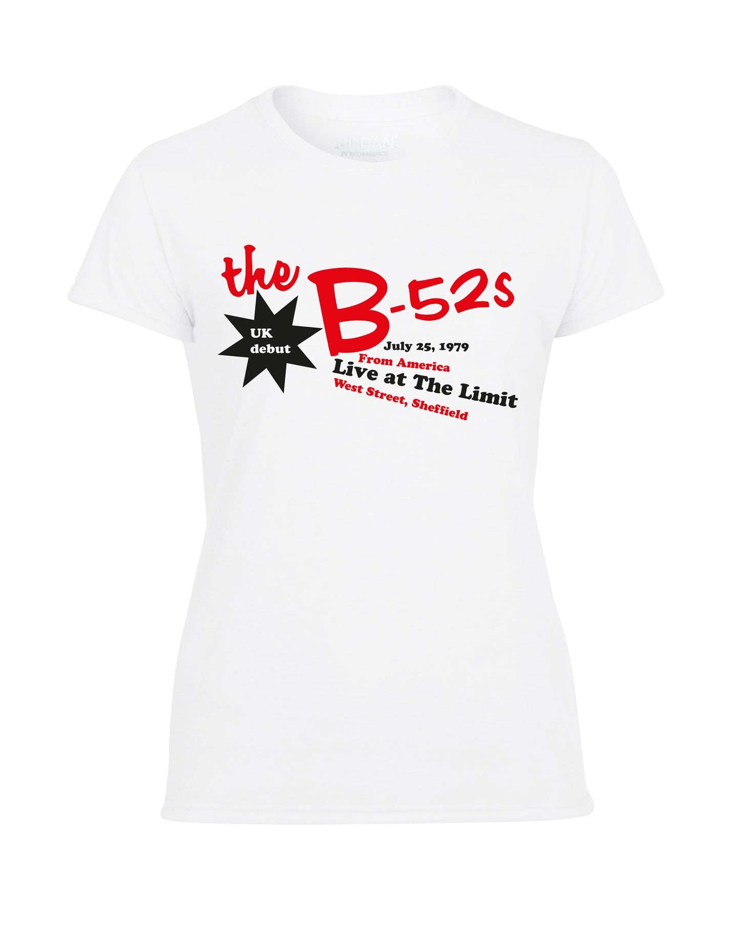 B-52's at the Limit ladies fit t-shirt- various colours - Dirty Stop Outs