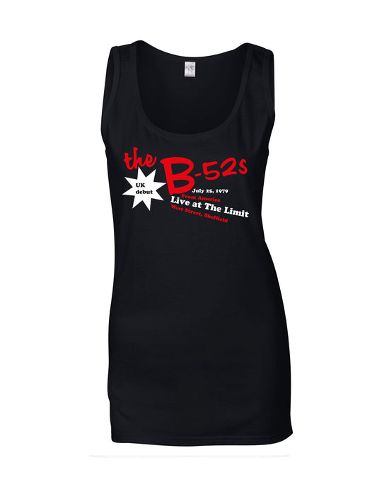 B-52's at the Limit ladies fit vest - various colours. - Dirty Stop Outs