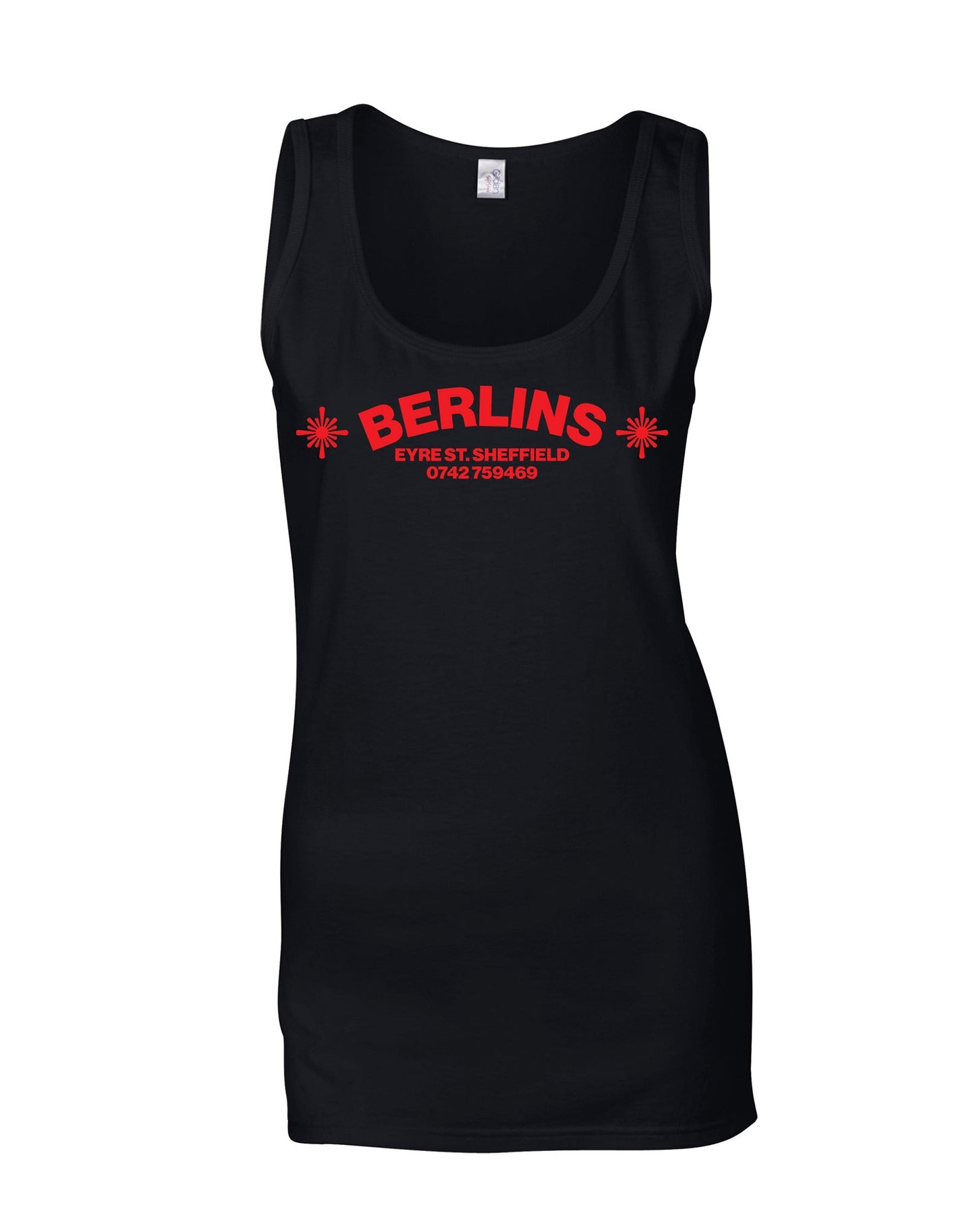 Berlins ladies fit vest - various colours - Dirty Stop Outs