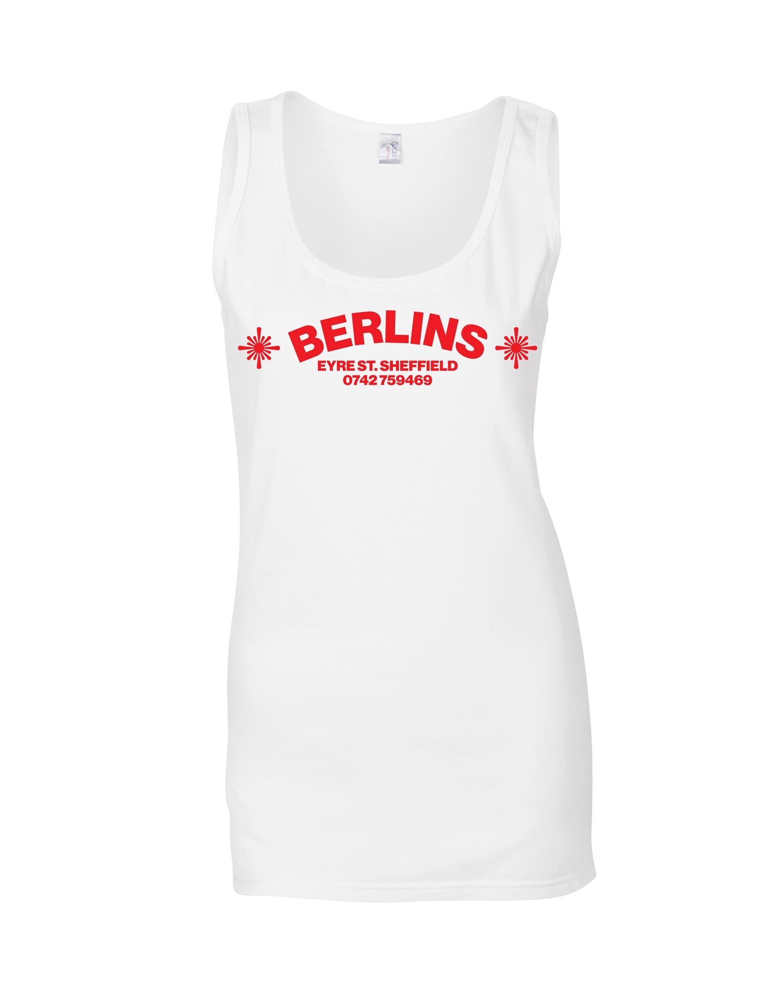 Berlins ladies fit vest - various colours - Dirty Stop Outs