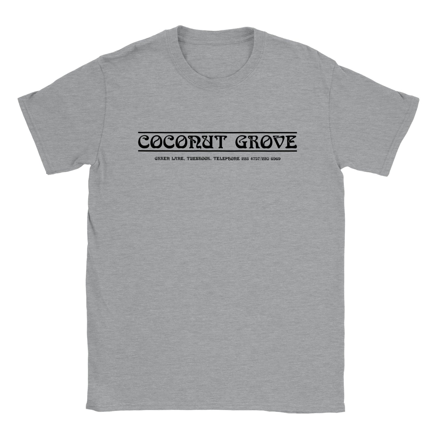 Coconut Grove unisex fit T-shirt - various colours - Dirty Stop Outs
