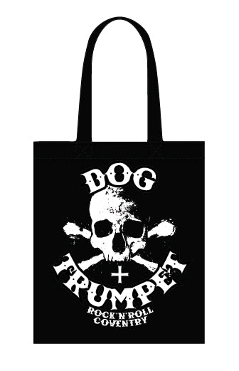 Dog & Trumpet (with skull) tote bag - Dirty Stop Outs
