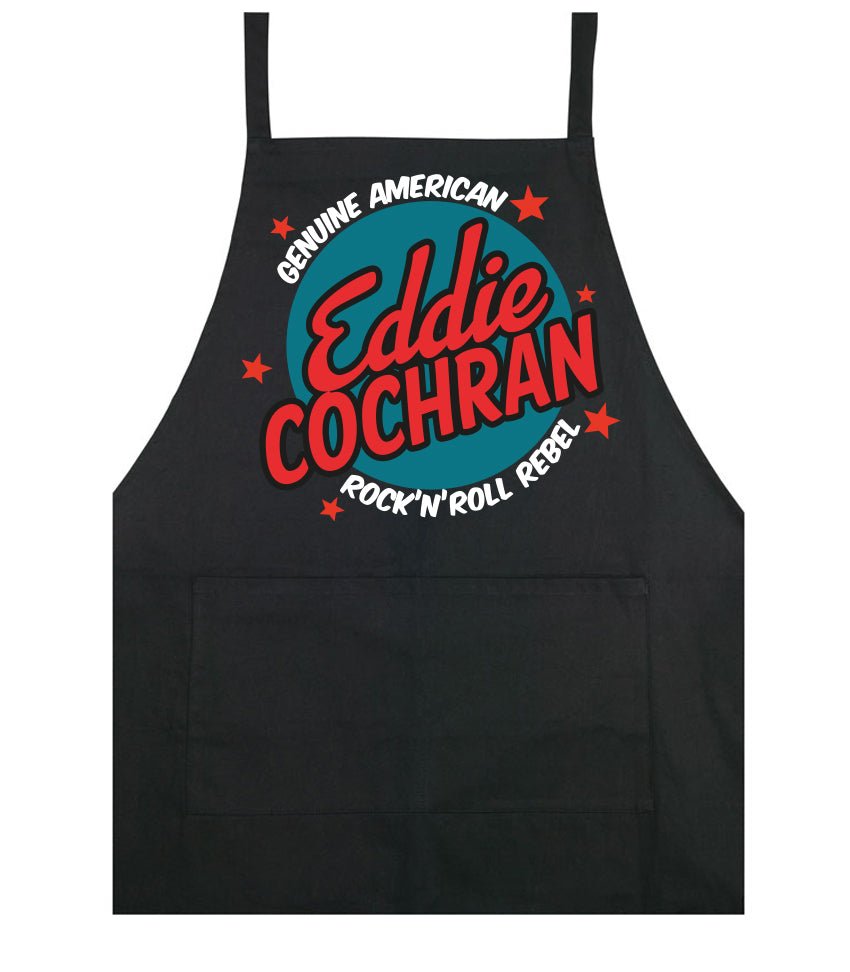 Eddie Cochran - rock'n'roll rebel - cooking apron - Dirty Stop Outs