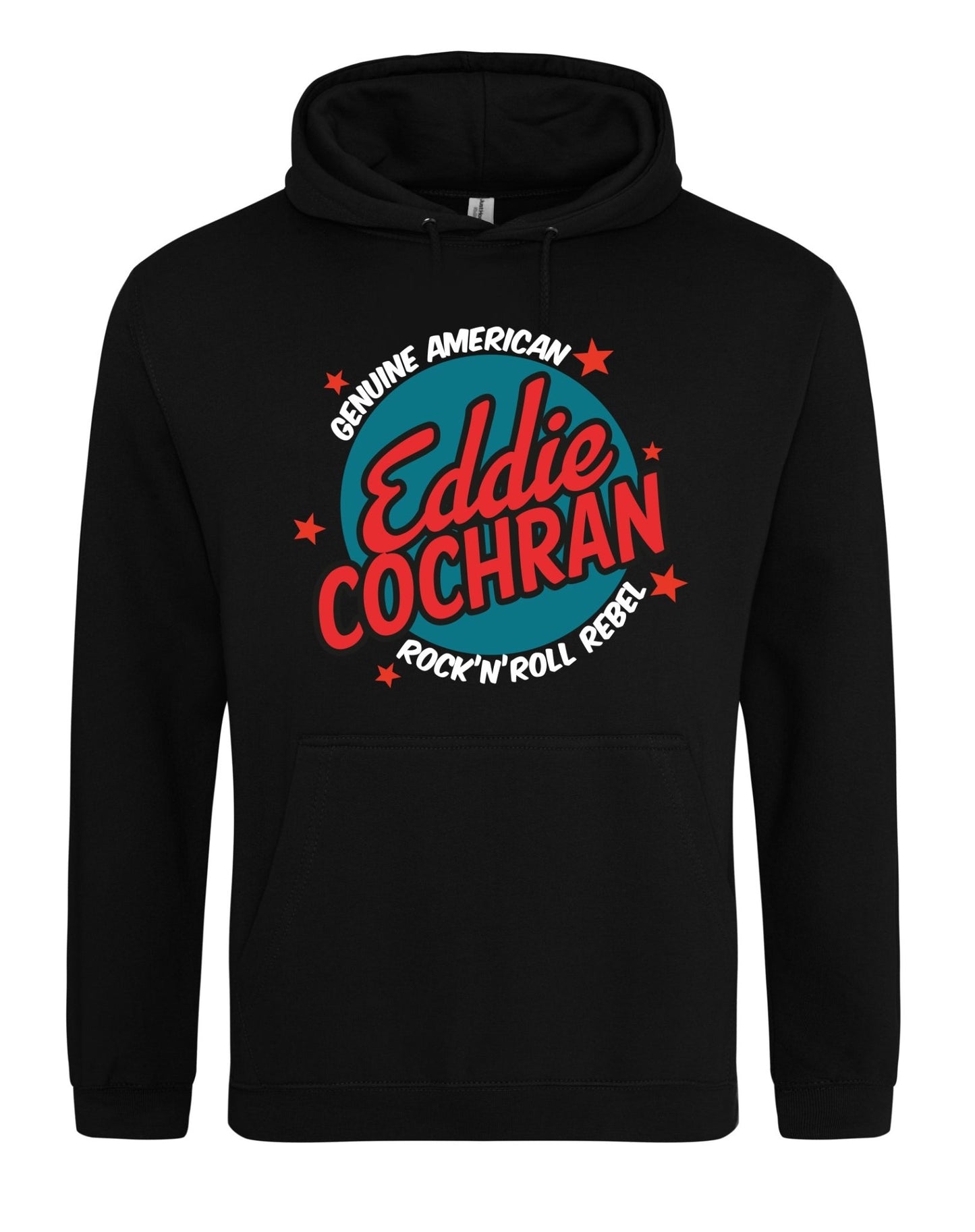 Eddie Cochran - rock'n'roll rebel - unisex fit hoodie - various colours - Dirty Stop Outs