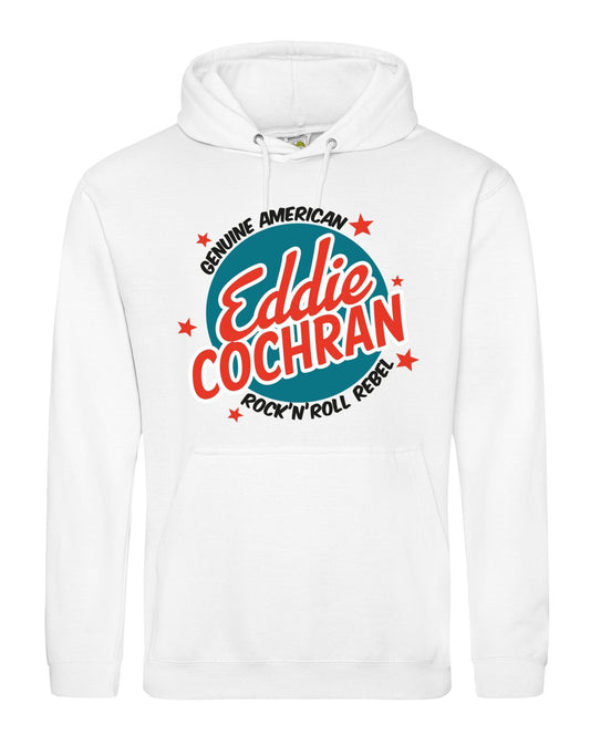Eddie Cochran - rock'n'roll rebel - unisex fit hoodie - various colours - Dirty Stop Outs