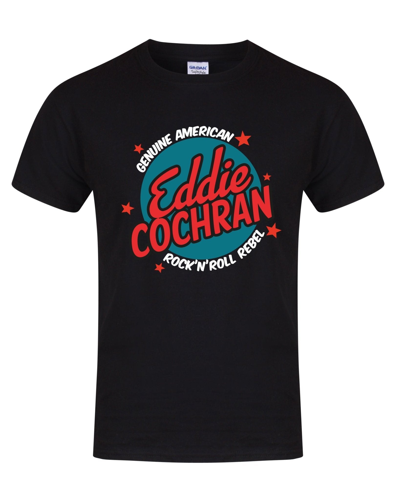 Eddie Cochran - rock'n'roll rebel - unisex fit T-shirt - various colours - Dirty Stop Outs