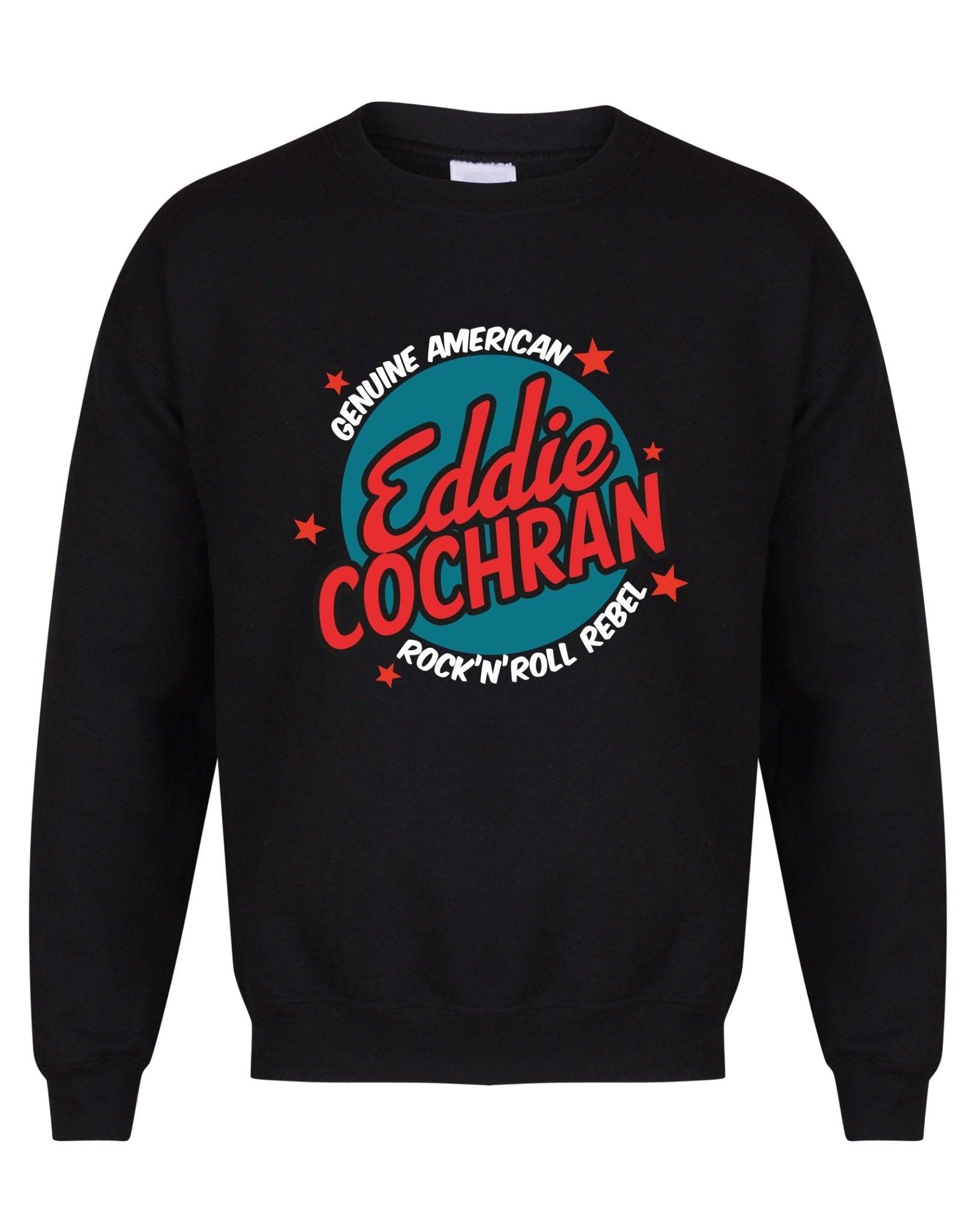Eddie Cochran - rock'n'roll rebel - unisex sweatshirt - various colours - Dirty Stop Outs
