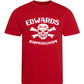 Edwards No. 8 - skull/crossbones - unisex fit T-shirt - various colours - Dirty Stop Outs