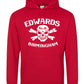 Edwards No. 8 skull/crossbones unisex hoodie - various colours - Dirty Stop Outs