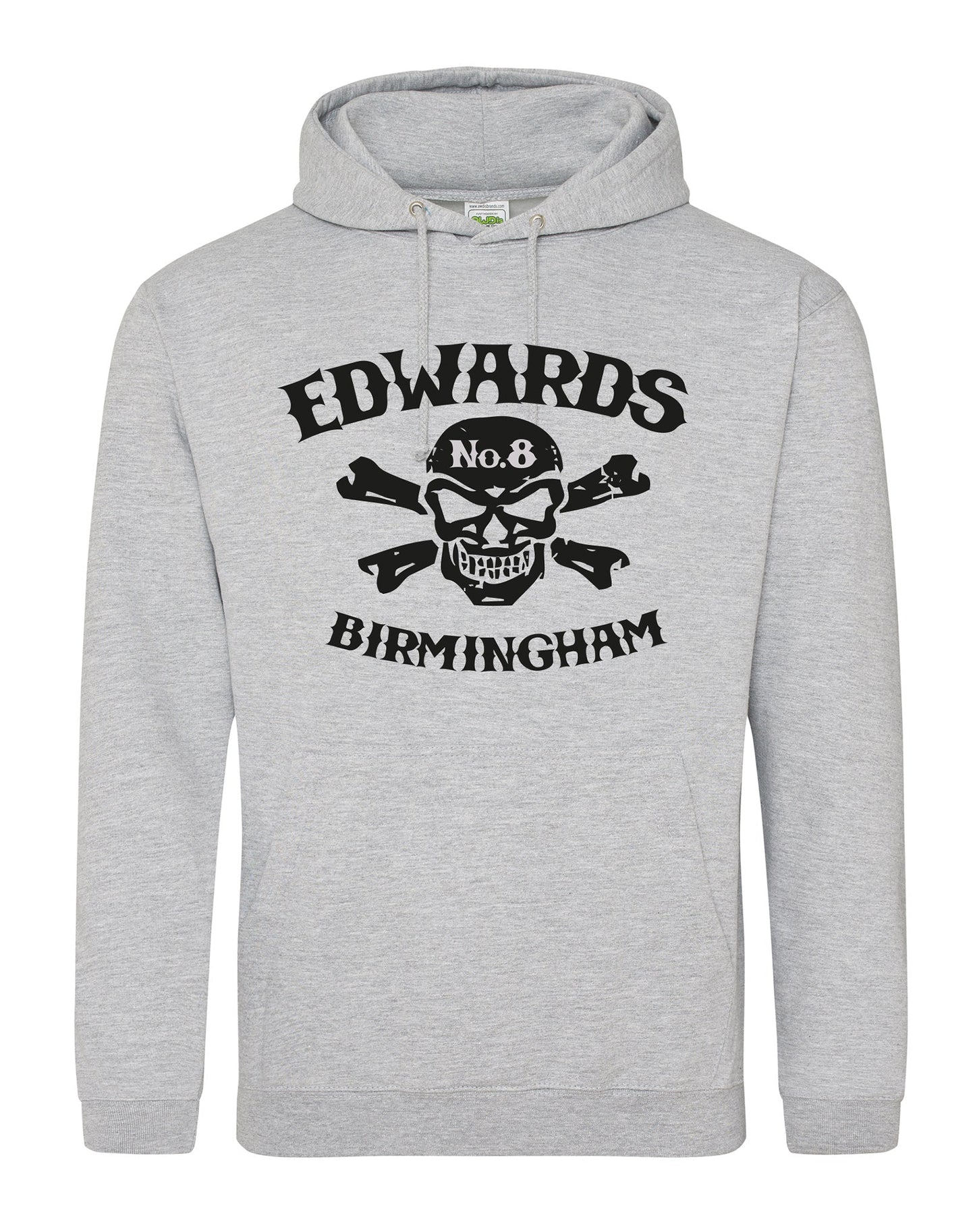 Edwards No. 8 skull/crossbones unisex hoodie - various colours - Dirty Stop Outs