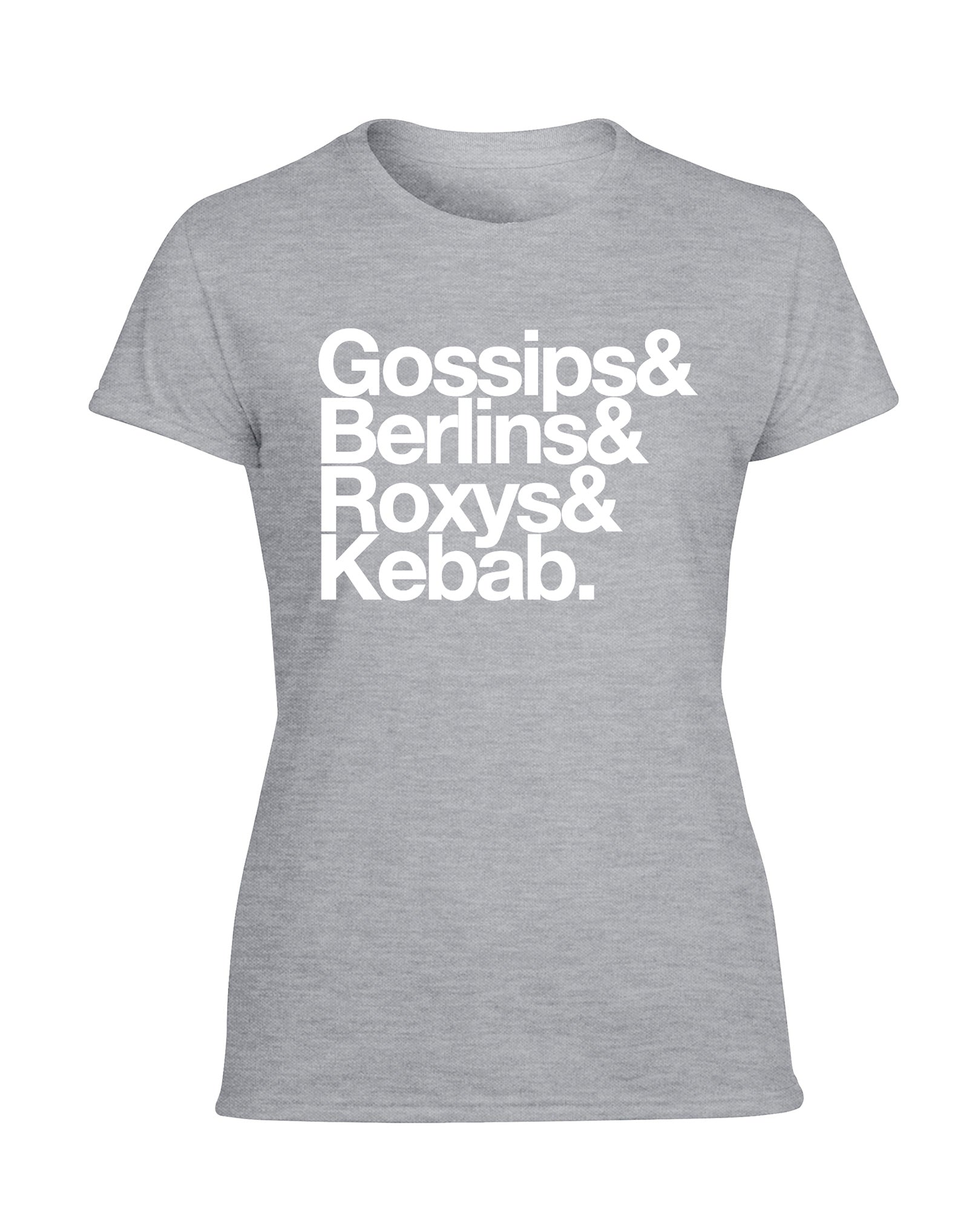 Gossips ladies fit T-shirt - various colours - Dirty Stop Outs