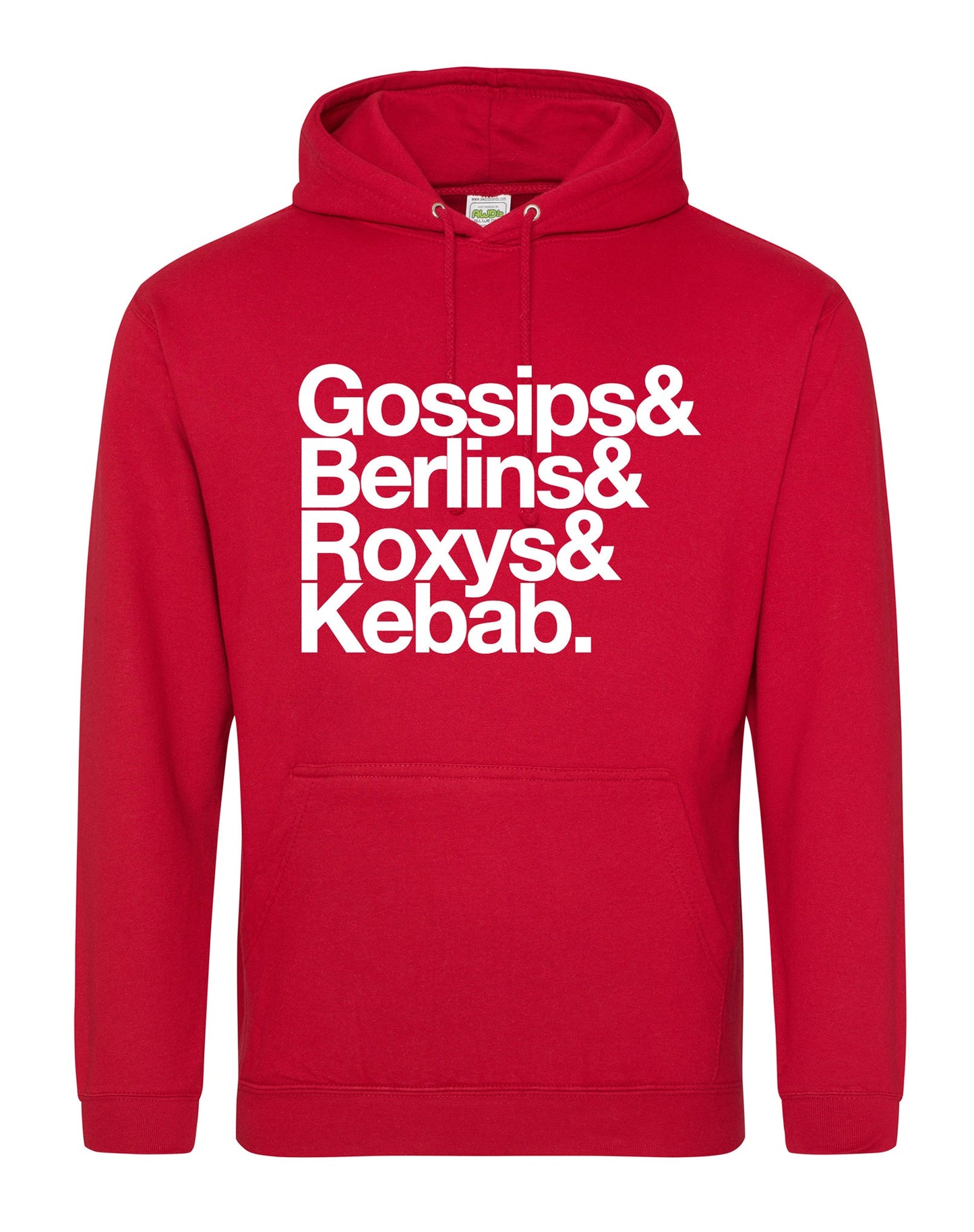 Gossips unisex fit hoodie - various colours - Dirty Stop Outs