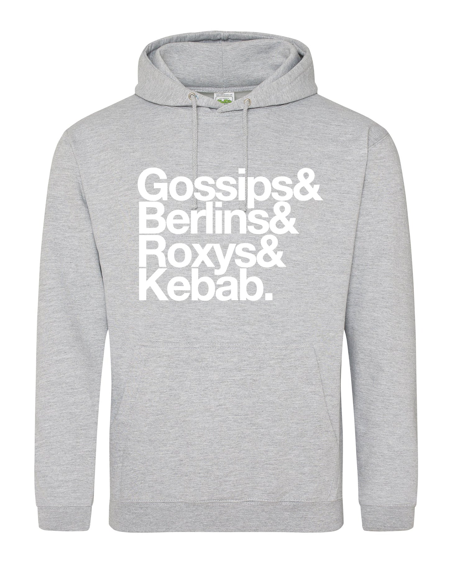 Gossips unisex fit hoodie - various colours - Dirty Stop Outs