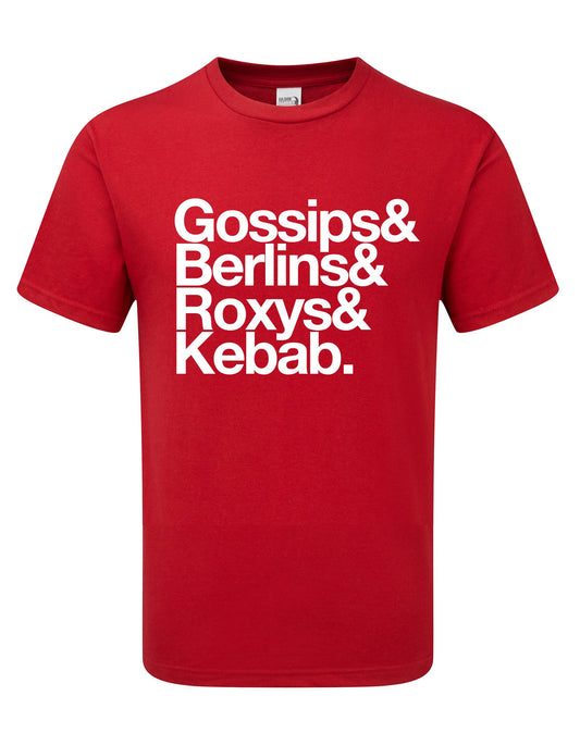 Gossips unisex fit T-shirt - various colours - Dirty Stop Outs