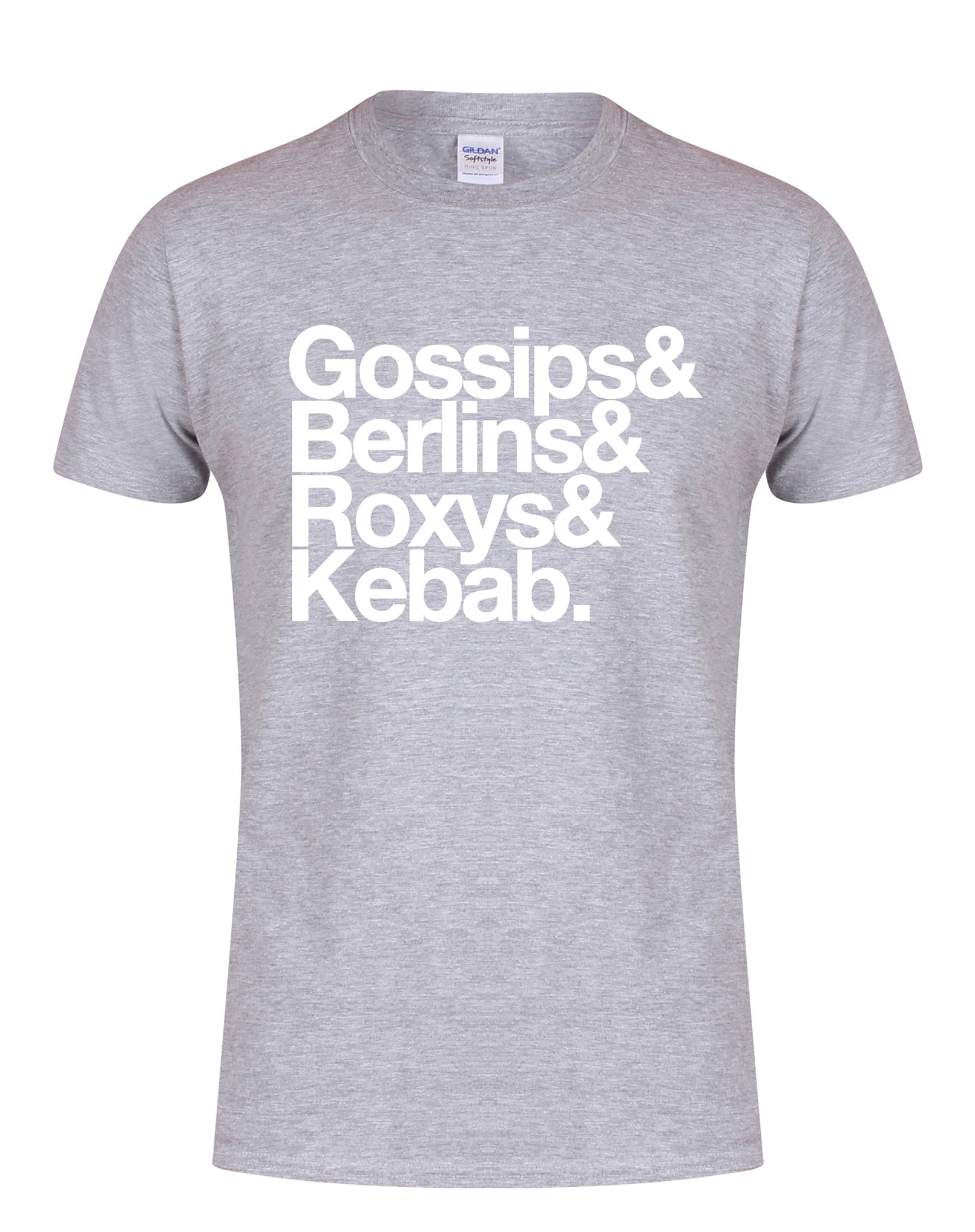 Gossips unisex fit T-shirt - various colours - Dirty Stop Outs
