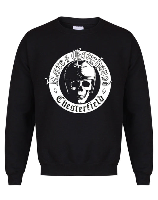 Hare & Greyhound skull unisex sweatshirt - various colours - Dirty Stop Outs