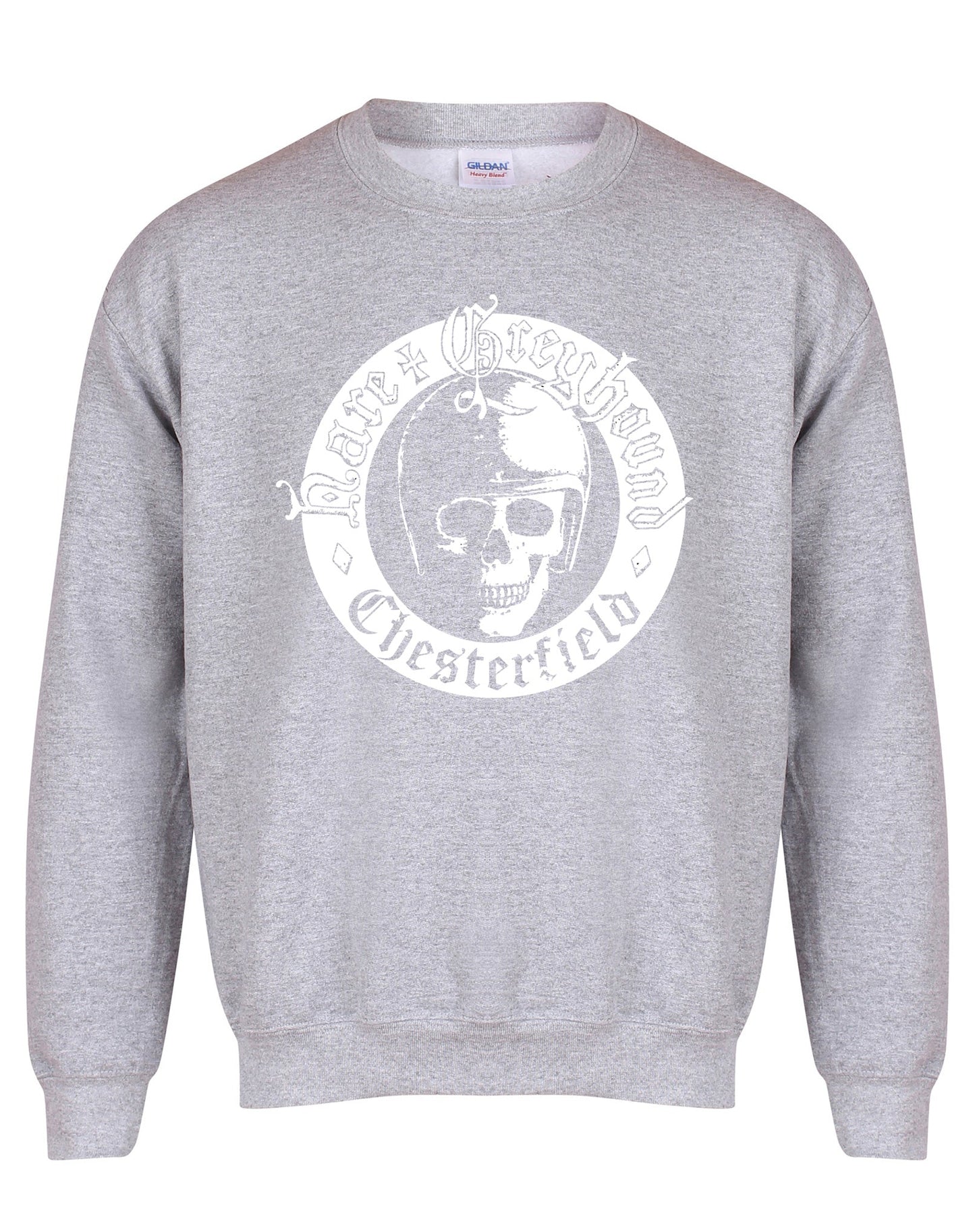 Hare & Greyhound skull unisex sweatshirt - various colours - Dirty Stop Outs