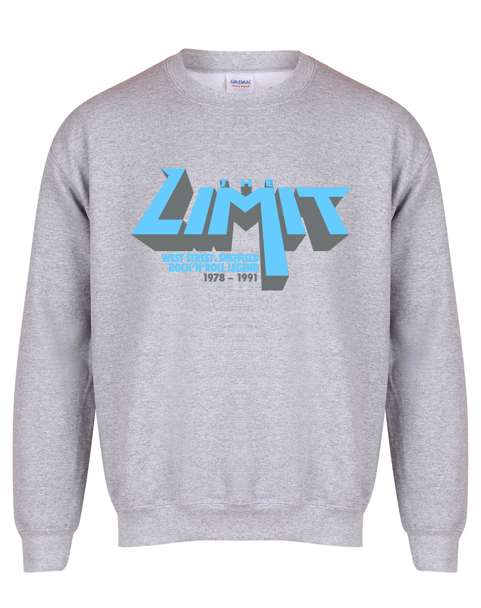 Limit anniversary (blue logo) unisex fit sweatshirt - various colours - Dirty Stop Outs