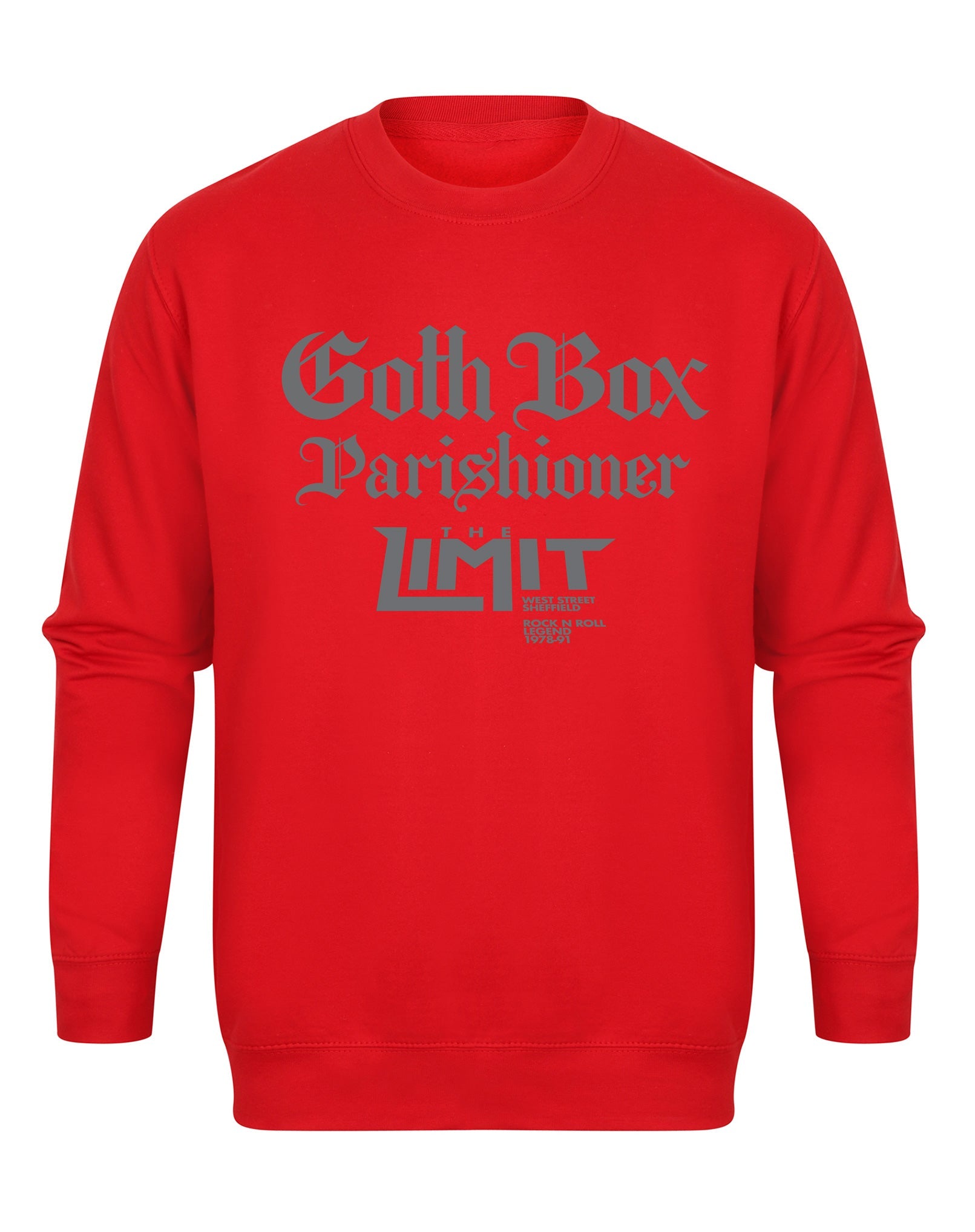 Limit Goth Box Devotee unisex fit sweatshirt - various colours - Dirty Stop Outs