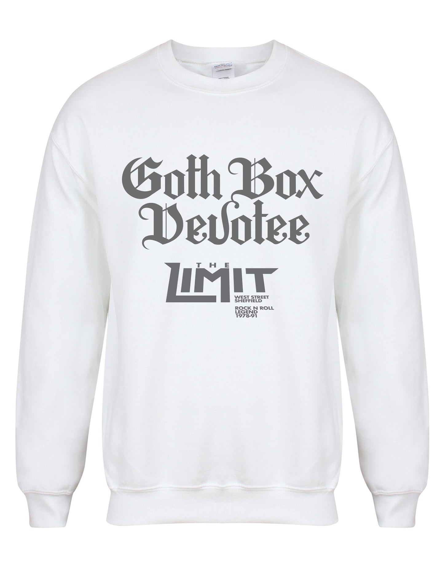 Limit Goth Box Devotee unisex fit sweatshirt - various colours - Dirty Stop Outs