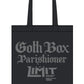 Limit Goth Box Parishoner - canvas tote bag - Dirty Stop Outs